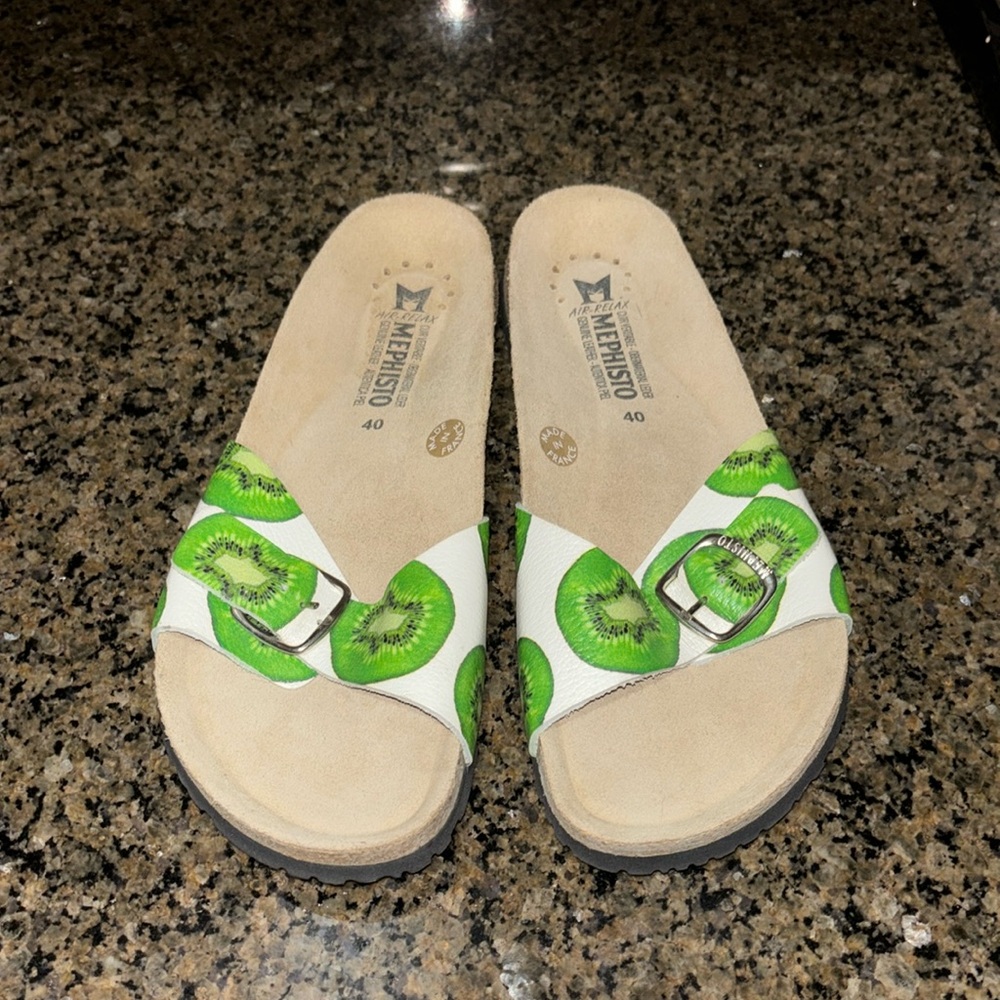 Mephisto leather comfort sandals NEW - Picture 2 of 8